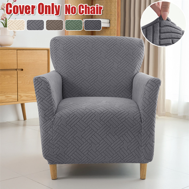 Outdoor Furniture Near Me - Чехол для дивана-кровати/кресла-софа, жаккардовый, однотонный, эластичный,