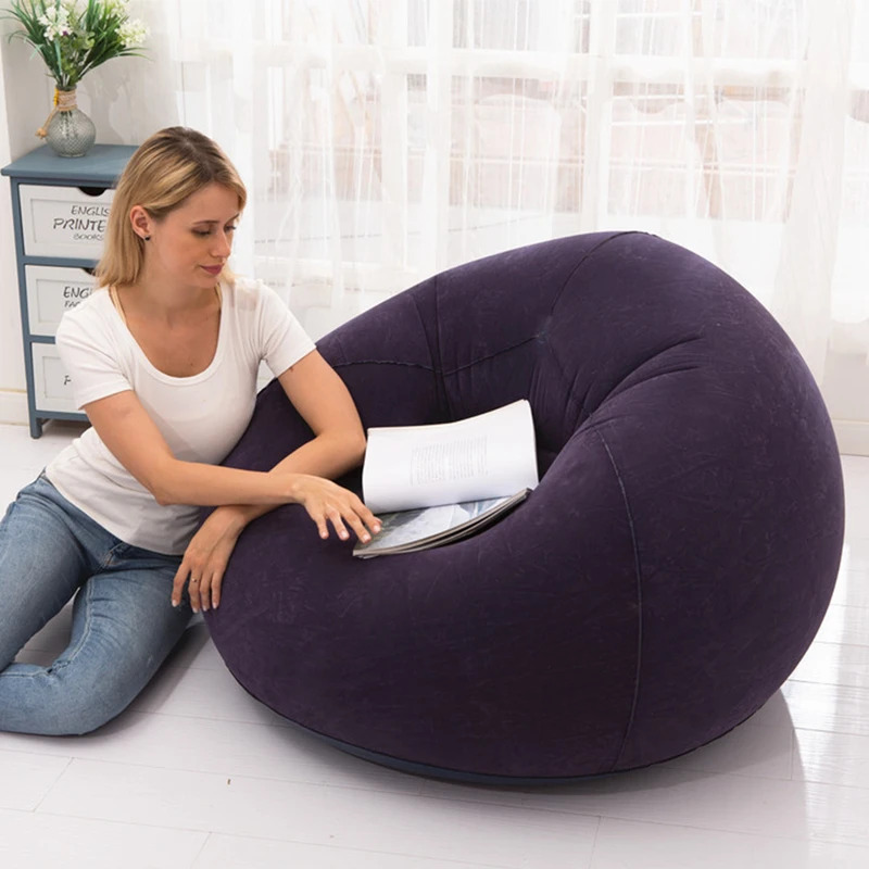 Outdoor Furniture Near Me - Большой надувной диван-шезлонг из ПВХ, кресло-мешок,