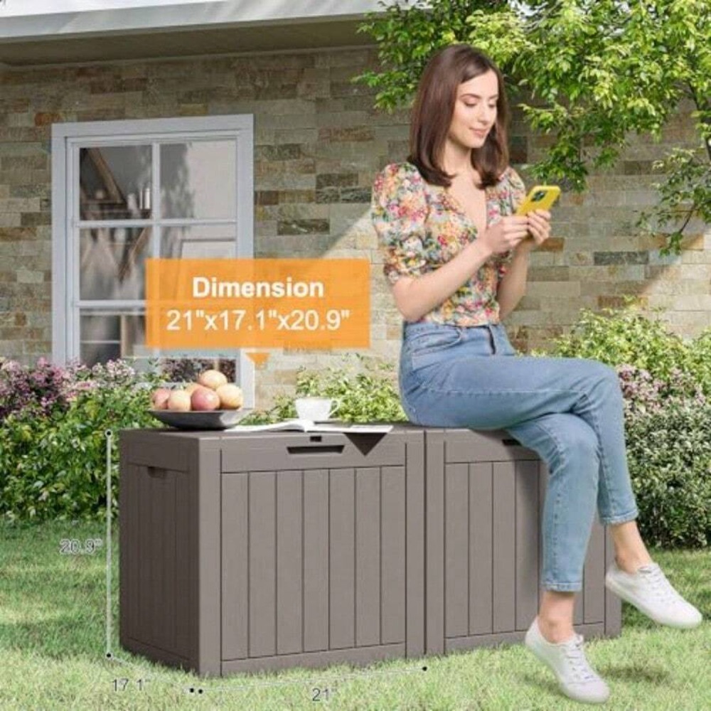 Уличный ящик для хранения объе – обзор и цена Outdoor Furniture Resin