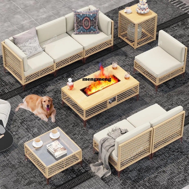 Комплект садовой мебели из 9 п – обзор и цена Outdoor Furniture With Fire Pit