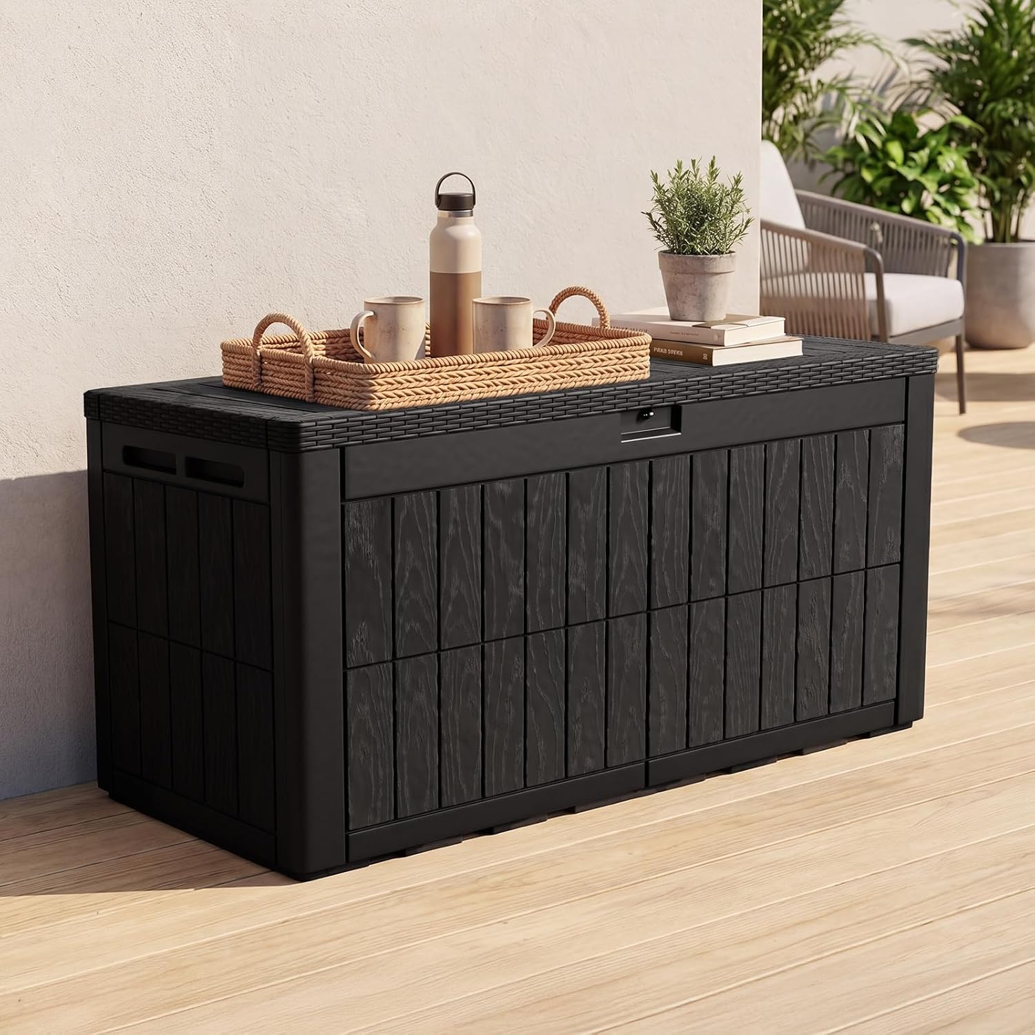 Большой уличный контейнер для  – обзор и цена Outdoor Furniture Resin
