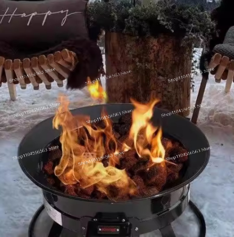 Портативная газовая жаровня на – обзор и цена Outdoor Furniture With Fire Pit