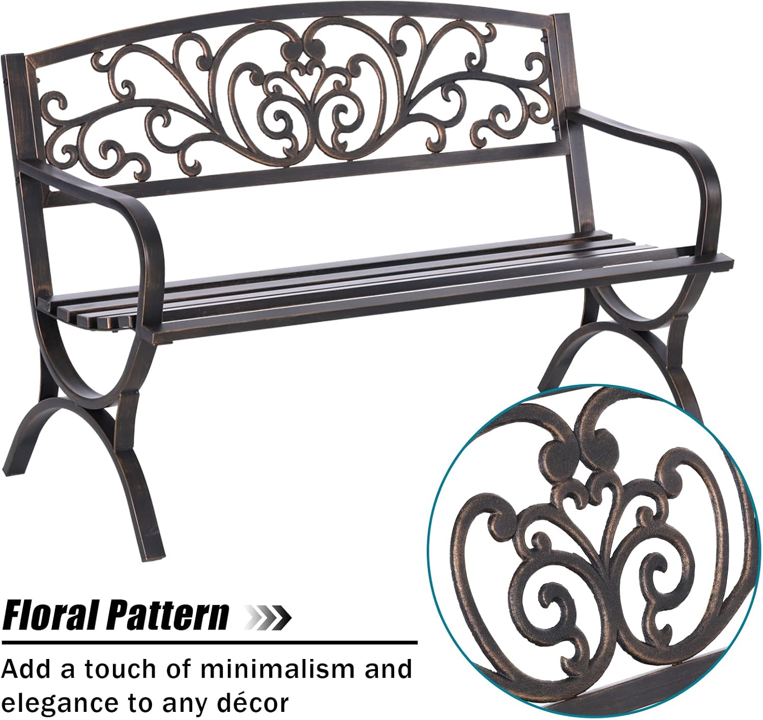 Бронзовая садовая скамья 50 дю – обзор и цена Outdoor Furniture Bench