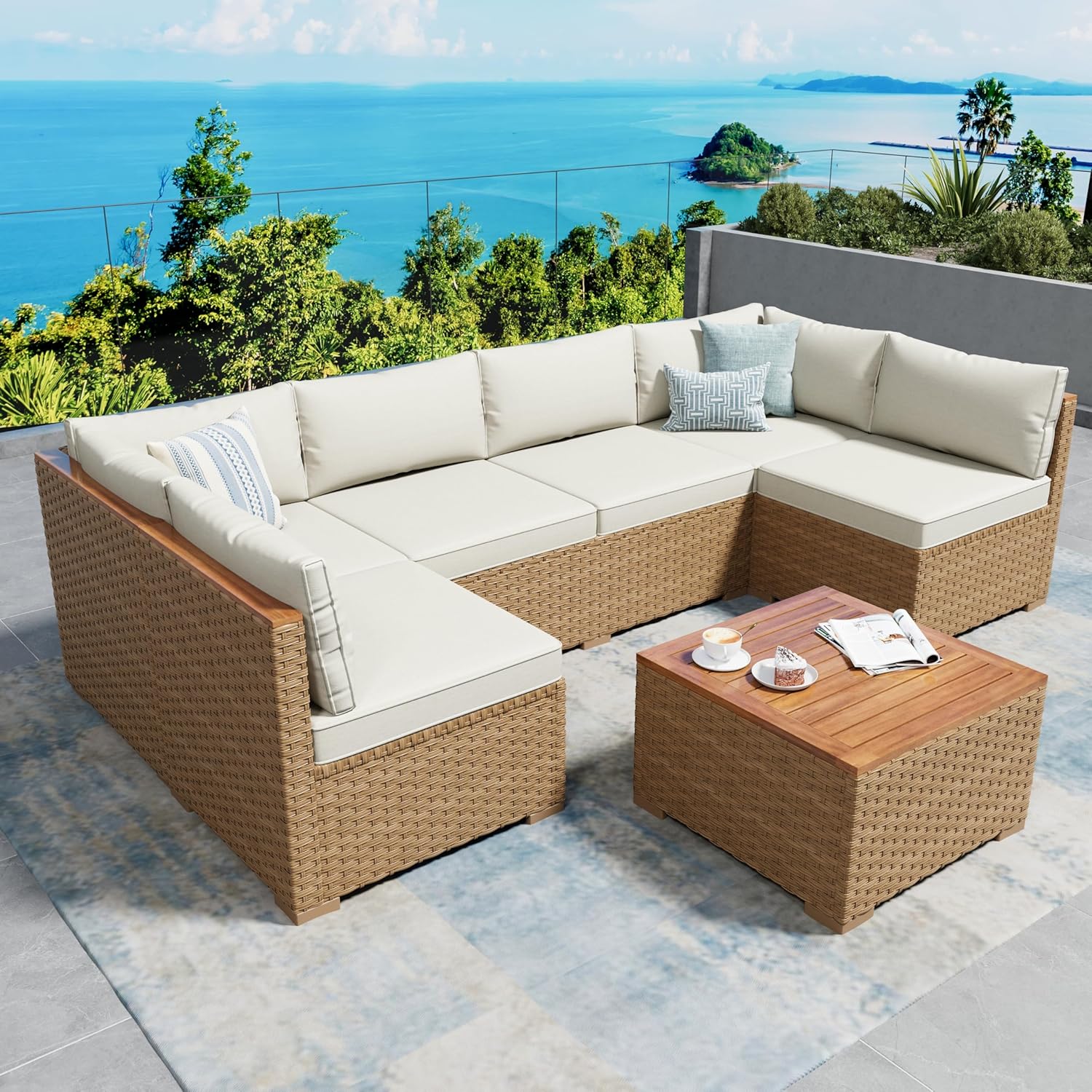 Комплект плетеной мебели для п – обзор и цена Outdoor Furniture Ofo