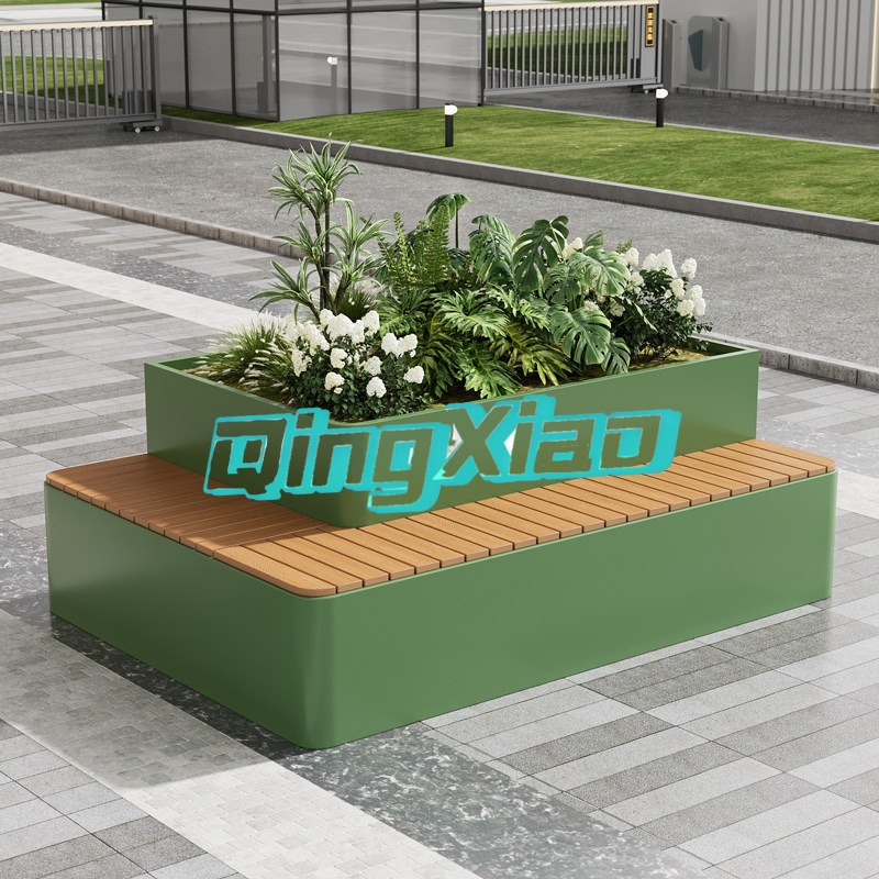 Уличная скамейка со встроенным – обзор и цена Outdoor Furniture Bench